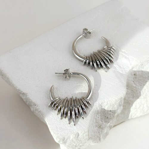 Серьги из серебра 925 пробы арт. SE40642-BW