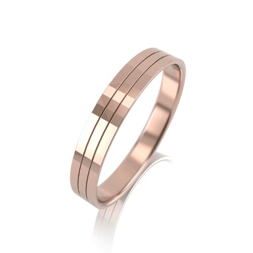 Кольцо обручальное из золота 585 пробы