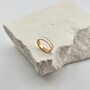 Кольцо обручальное с керамикой из золота 585 пробы арт. ШН33кб/к