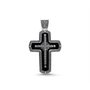 Крест православный из серебра 925 пробы арт. SОП-330-04
