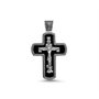 Крест православный из серебра 925 пробы арт. SОП-330-04