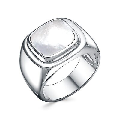 Кольцо с перламутром из серебра 925 пробы