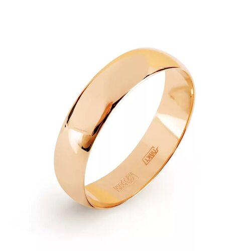 Обручальное кольцо без вставок из золота 585 пробы