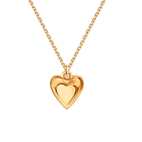 Колье "Сердце" из золота 585 пробы арт. Т100112211
