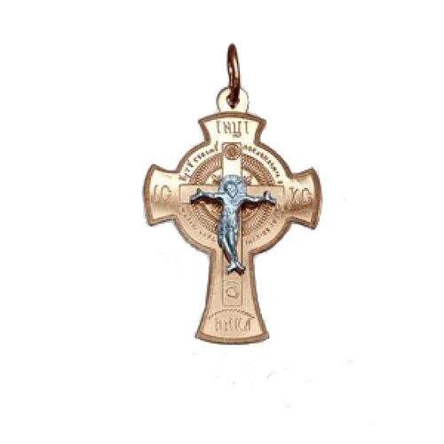 Крест православный из золота 585 пробы