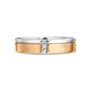 Обручальное кольцо с бриллиантами из золота 585 пробы арт. Т131013914