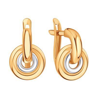 Серьги из золота 585 пробы