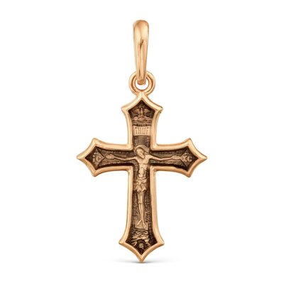 Крест православный из золота 585 пробы