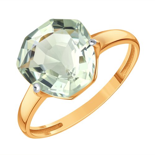 Кольцо с аметистом из золота 585 пробы