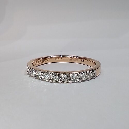 Кольцо с бриллиантами из золота 585 пробы