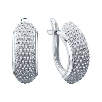 Серьги из белого золота 585 пробы