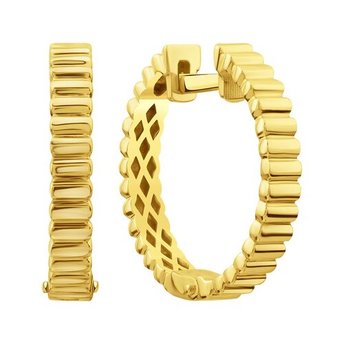 Серьги из желтого золота 585 пробы