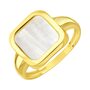 Кольцо с перламутром из желтого золота 585 пробы арт. Т90301Д828