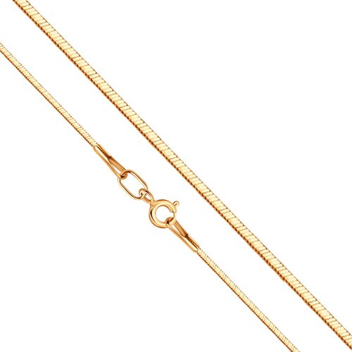 Цепь плетения "Снейк" из золота 585 пробы арт. ЦПН21414030