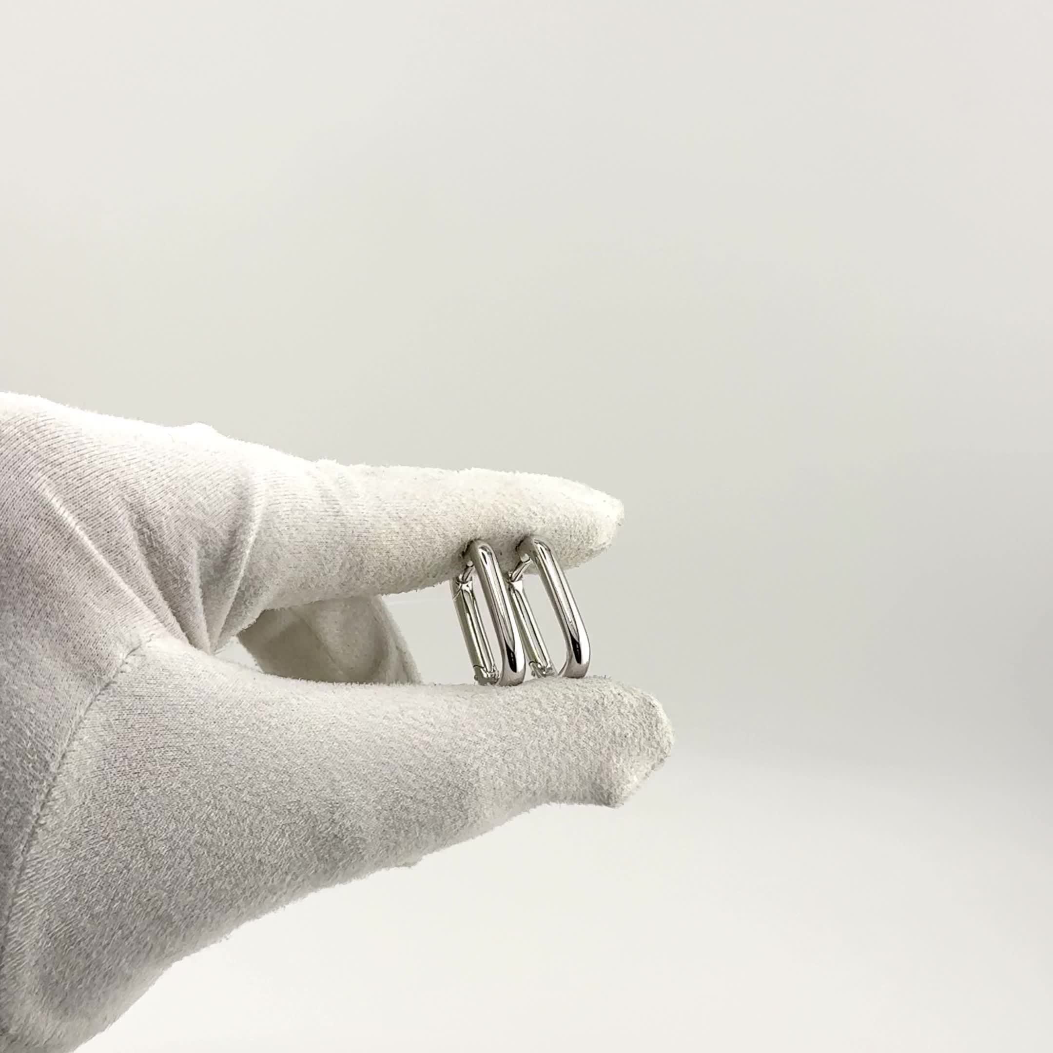 Серьги из белого золота 585 пробы арт. 002-0555-0000-031