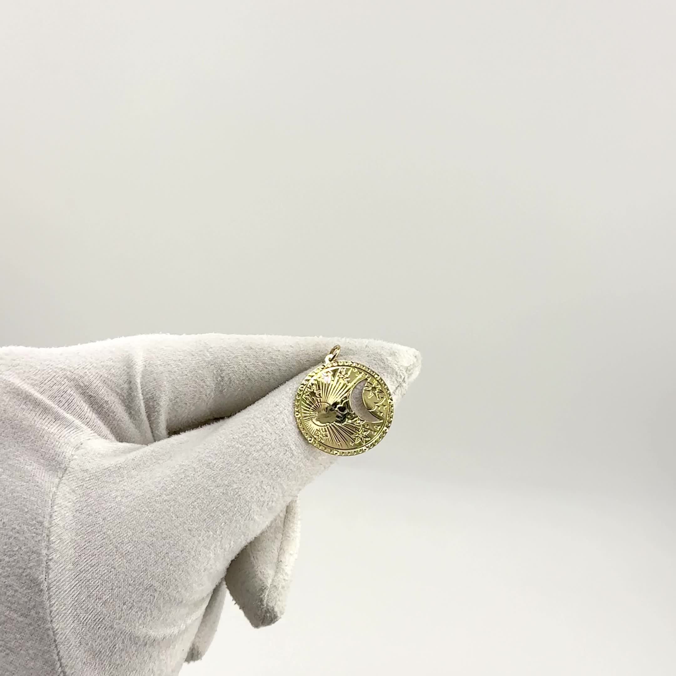 Подвеска "Небо" из желтого золота 585 пробы арт. 010-0301-2100-020