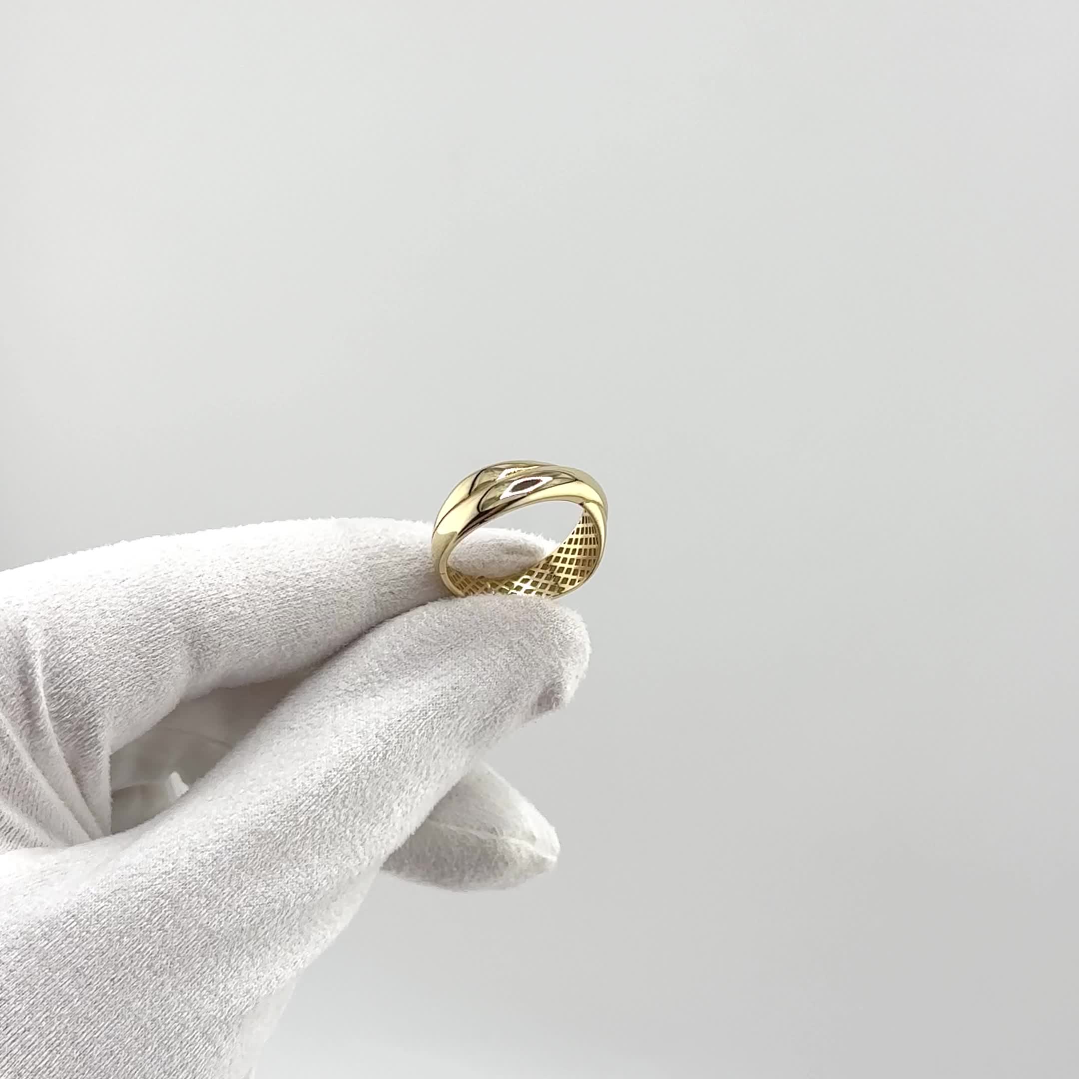 Кольцо из желтого золота 585 пробы арт. 019417-2