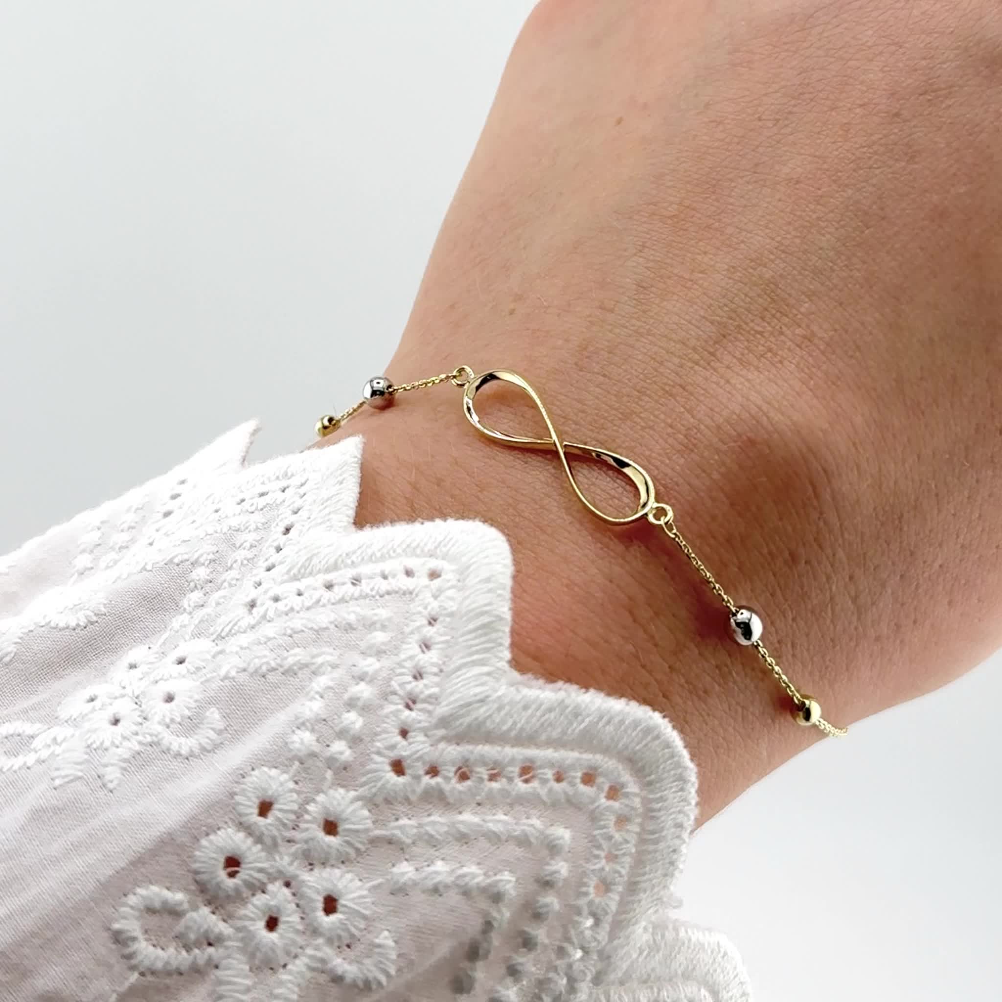 Браслет "Бесконечность" из желтого золота 585 пробы арт. 05-0584-00-000-1121-63