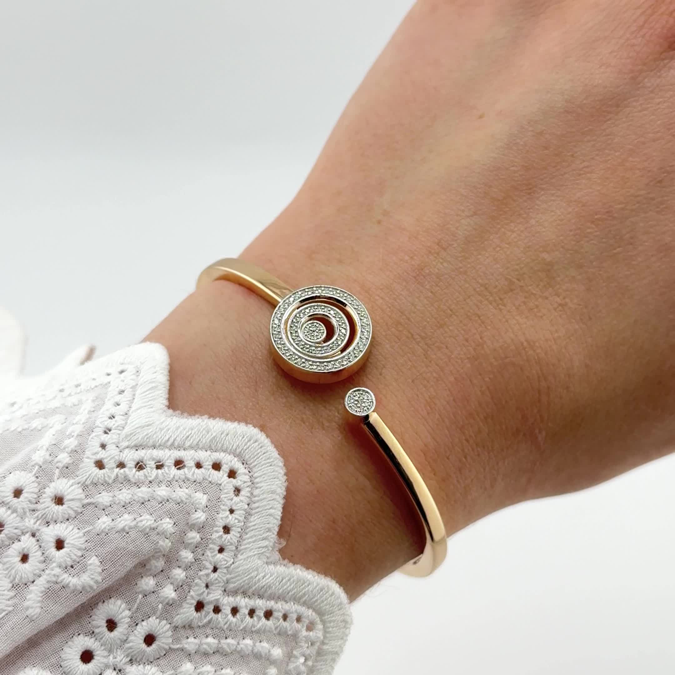 Браслет с бриллиантами из золота 585 пробы арт. 05-P0072-01-001-07-01