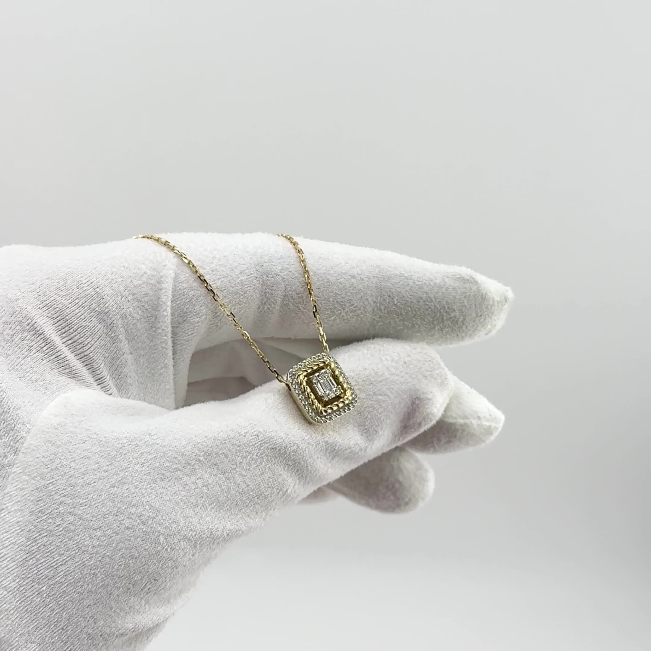 Колье с бриллиантами из золота 585 пробы арт. 06-P0522-05-001-07-01