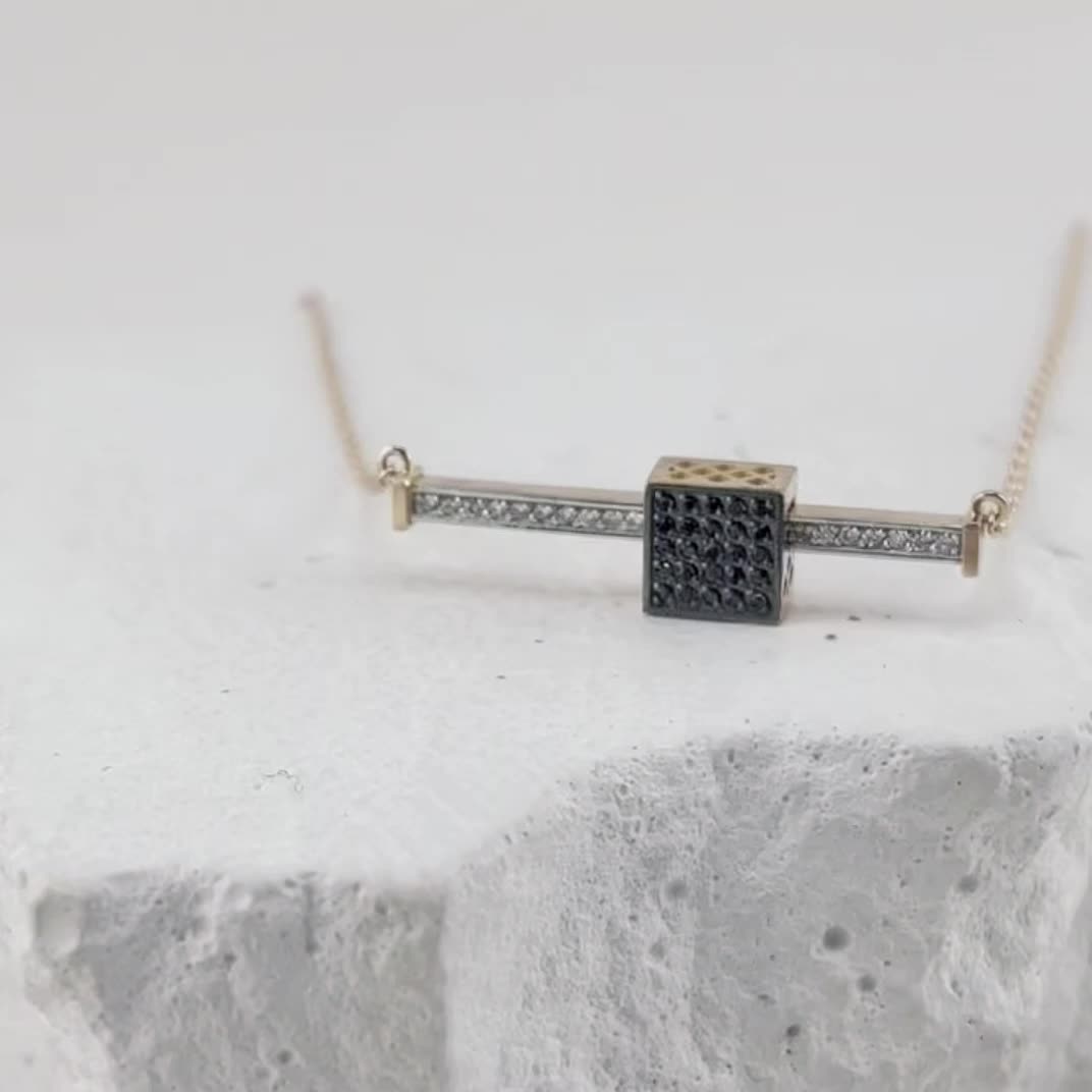 Колье с бриллиантами из золота 585 пробы арт. 06-P0530-01-040-07-02