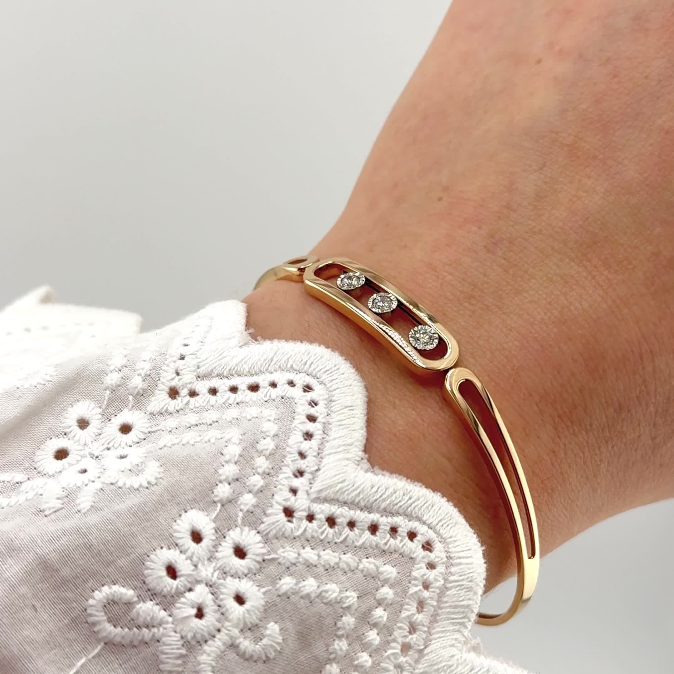 Браслет с бриллиантами из золота 585 пробы арт. 09-11-5821-31-00-3