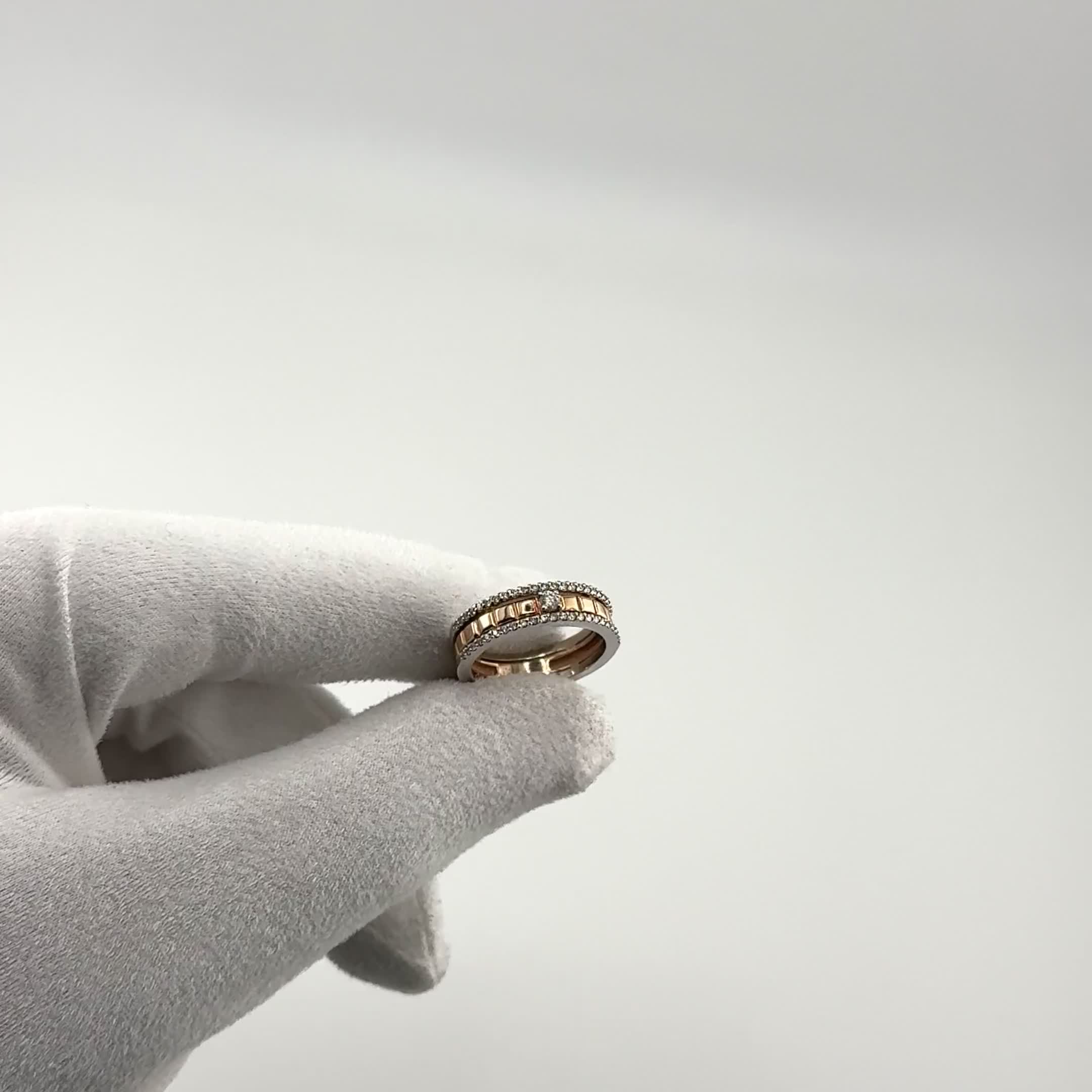 Кольцо с бриллиантами из золота 585 пробы арт. 1031-1120