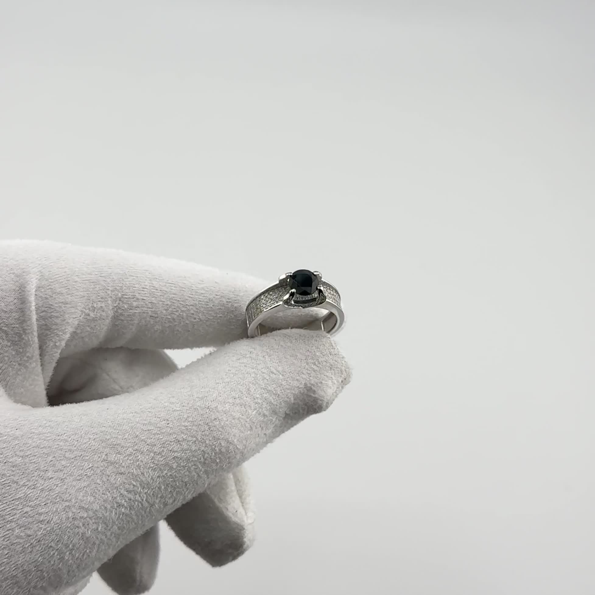 Кольцо с сапфирами и бриллиантами из золота 585 пробы арт. 11-11807-1100