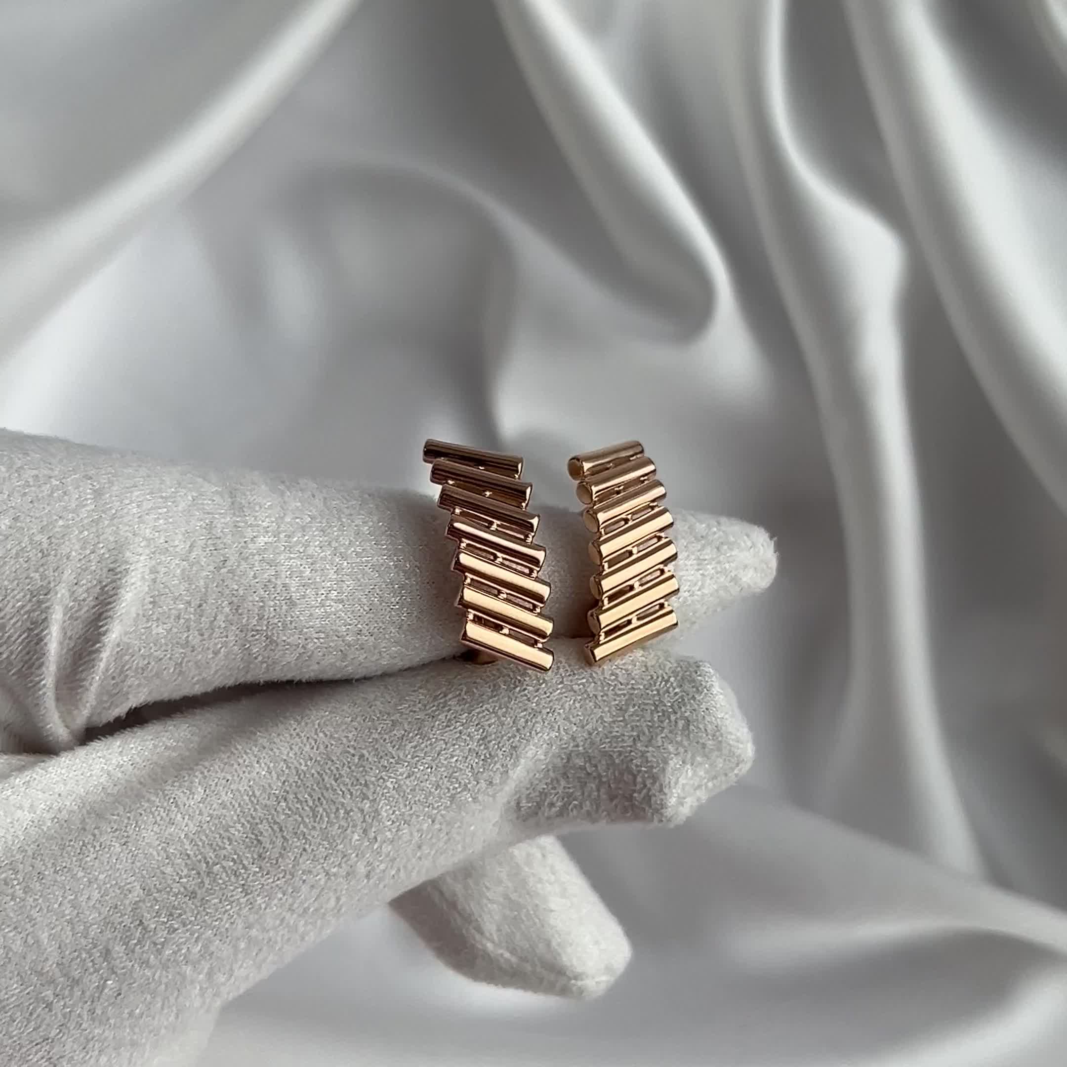 Серьги из золота 585 пробы арт. 120888