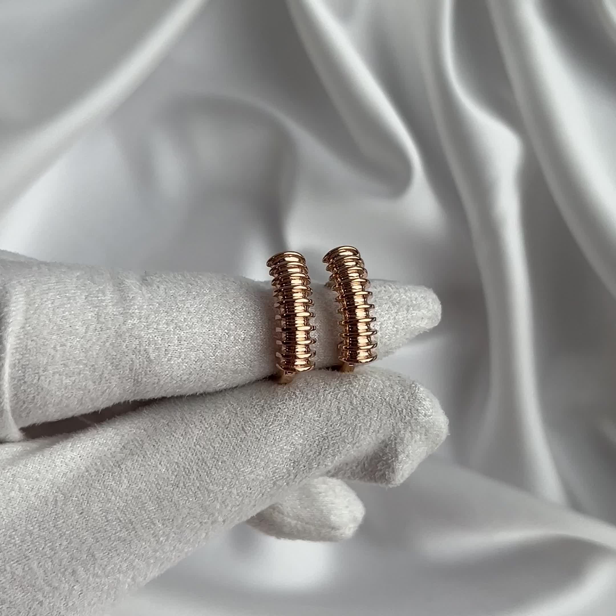 Серьги из золота 585 пробы арт. 120894