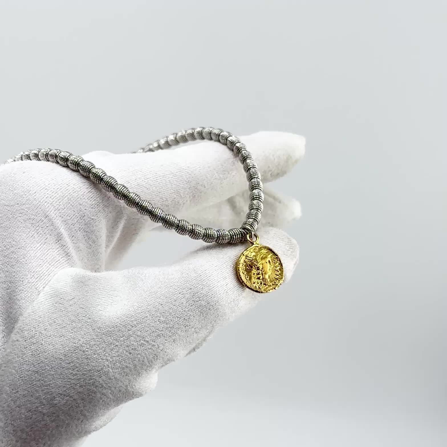 Колье из серебра 925 пробы с позолотой арт. 1307CL_KL_WJ