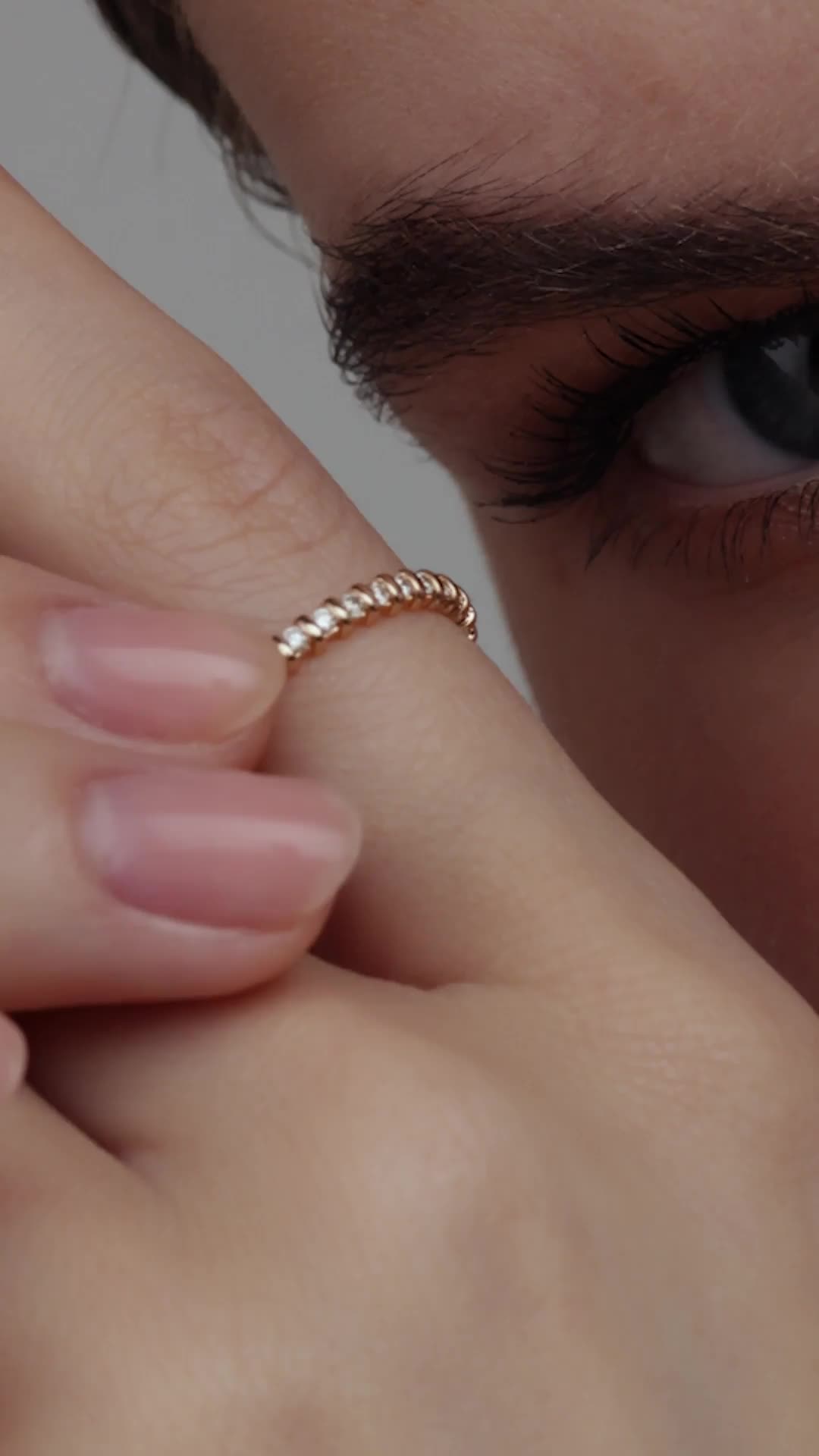 Кольцо с бриллиантами из золота 585 пробы арт. 16134-100