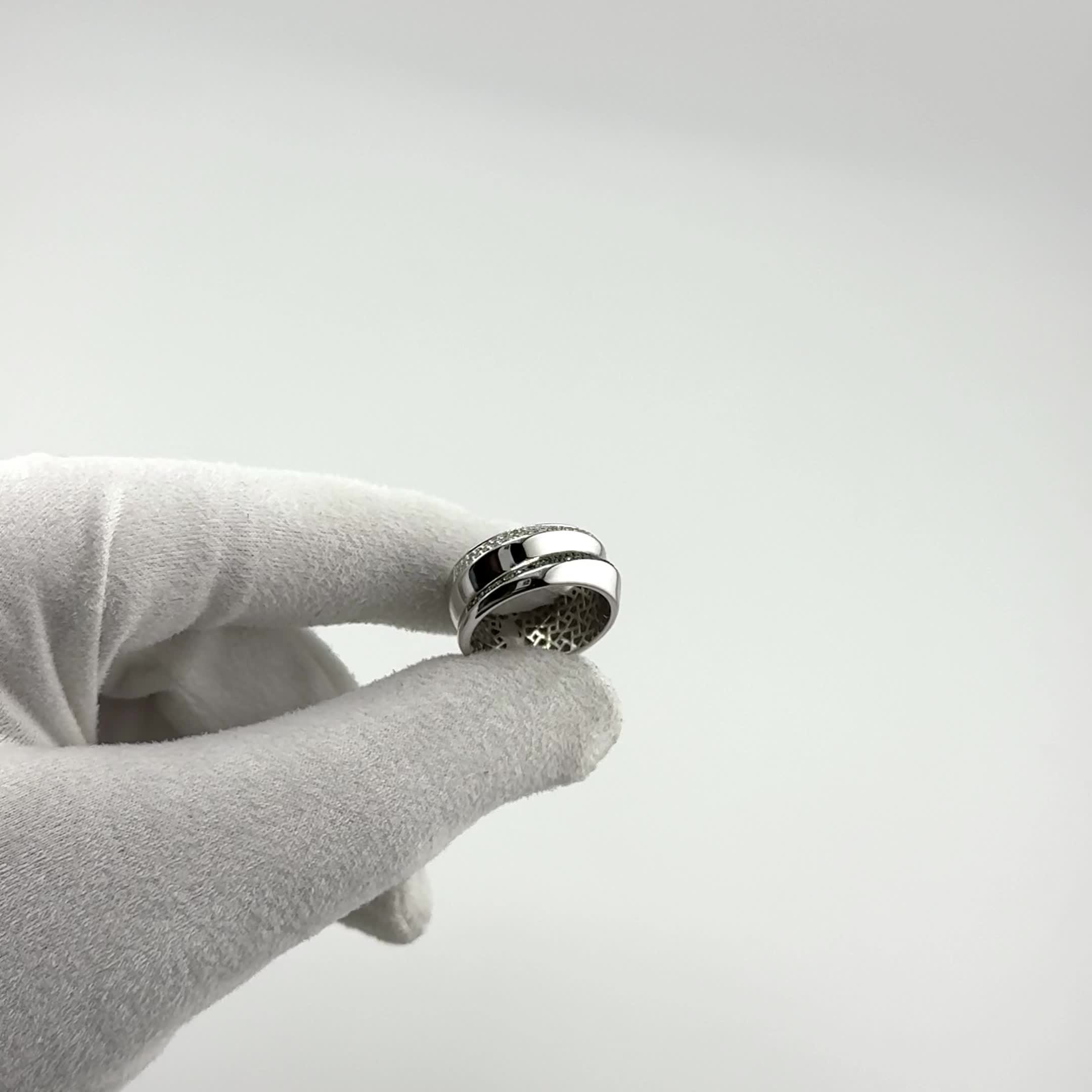 Кольцо с бриллиантами из белого золота 585 пробы арт. 16212-213