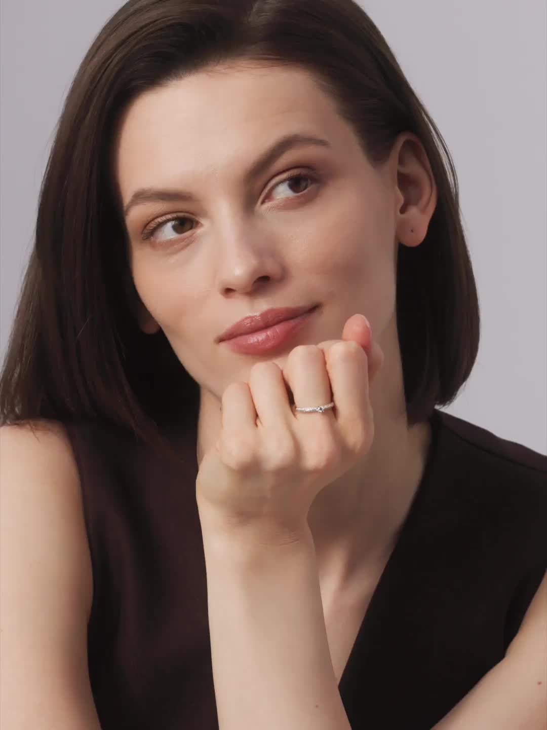 Кольцо с бриллиантами из белого золота 585 пробы арт. 16581-200