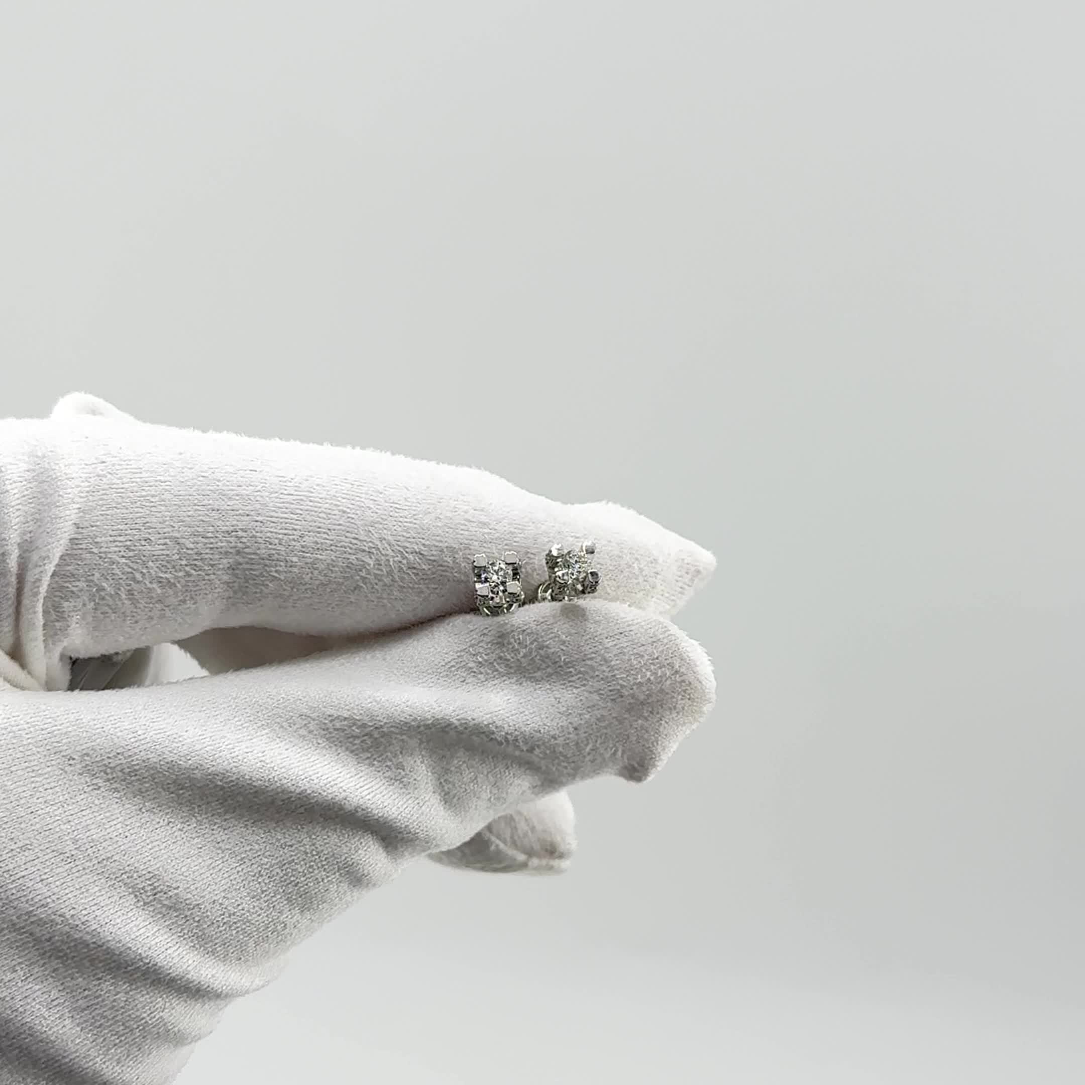 Серьги с бриллиантами из белого золота 585 пробы арт. 24272-200