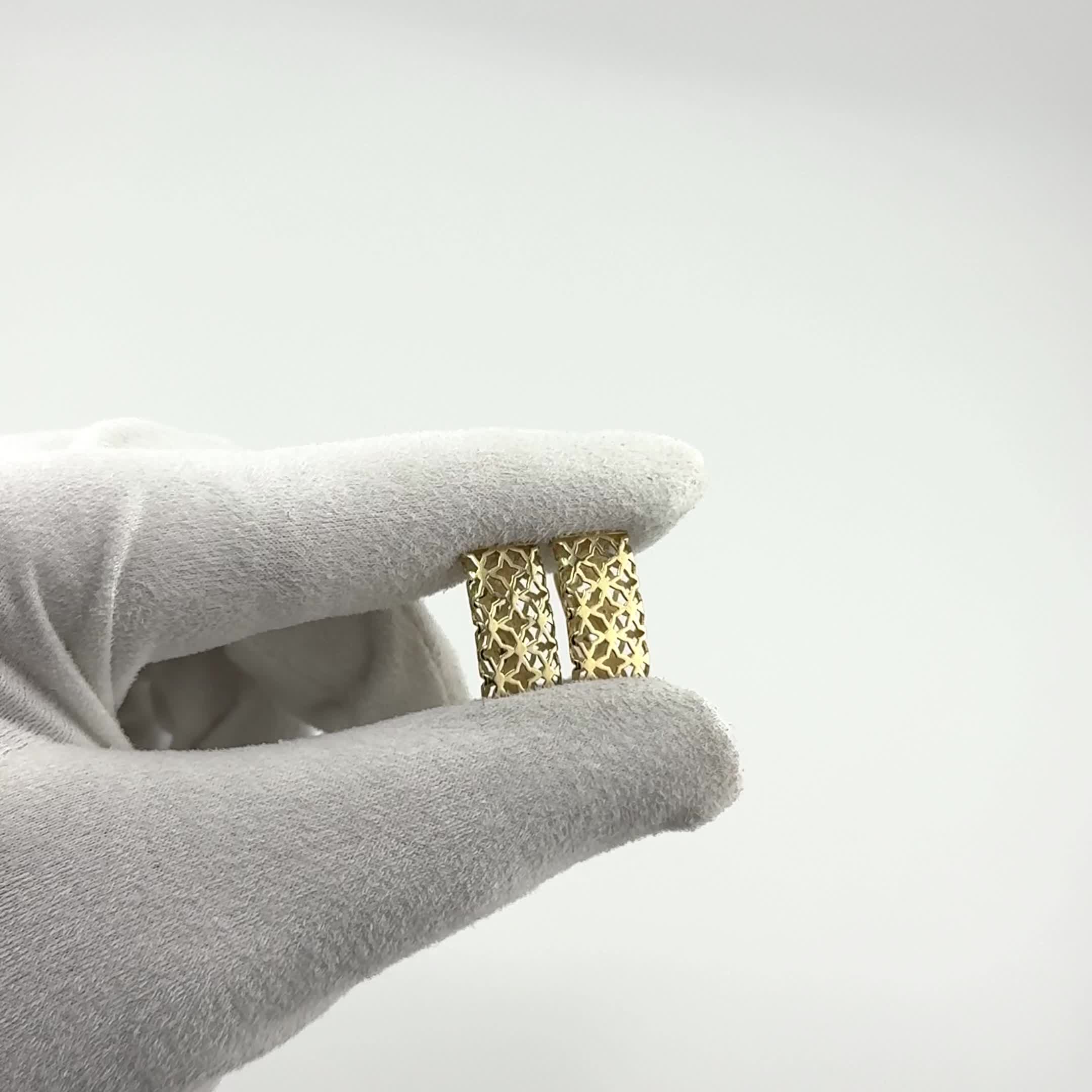 Серьги с бриллиантами из желтого золота 585 пробы арт. 25848-300