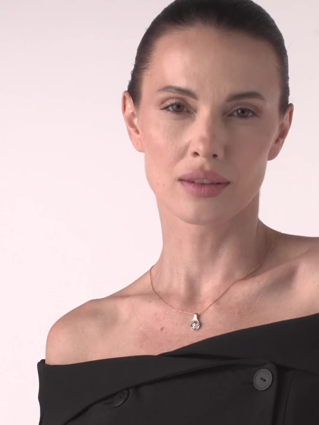 Подвеска с танцующим бриллиантом из золота 585 пробы арт. 34323-100