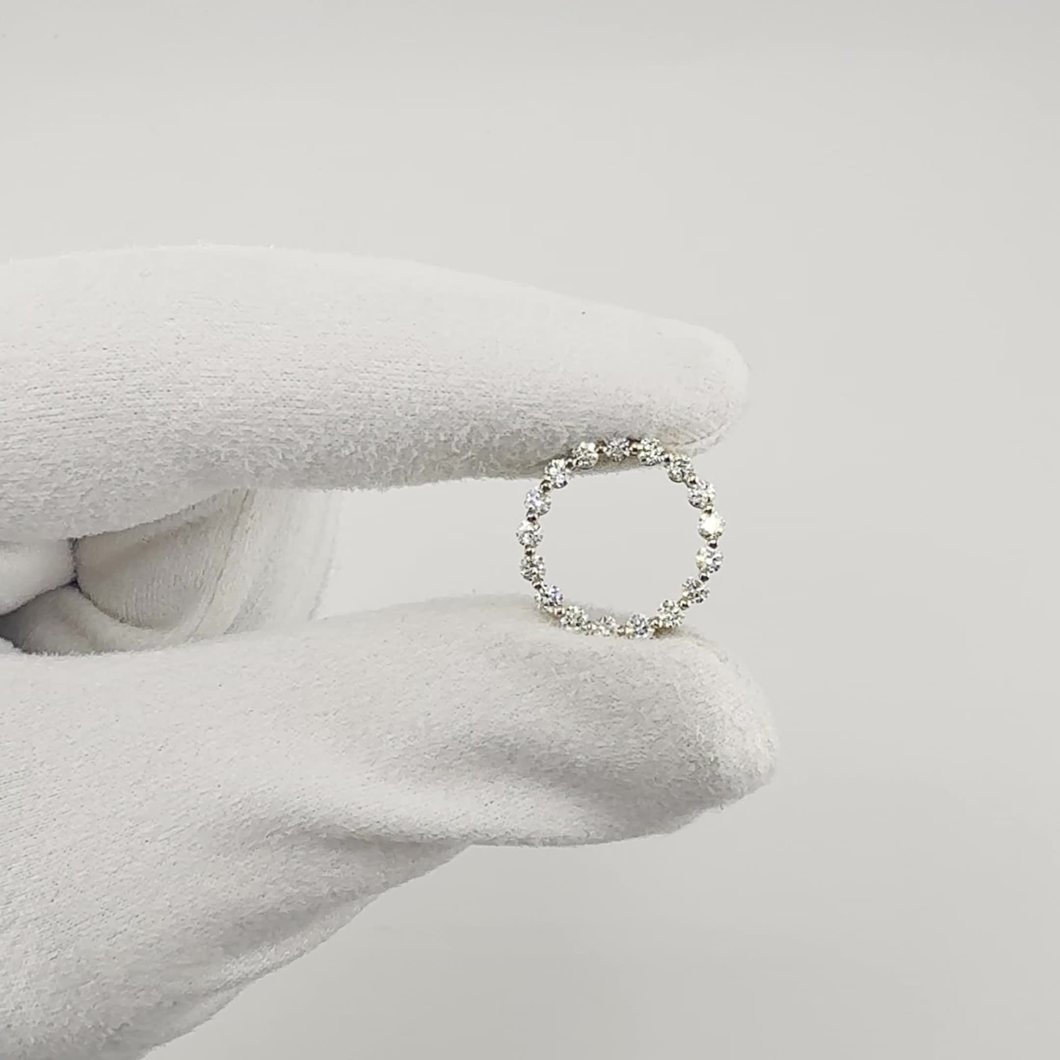 Подвеска с бриллиантами из золота 585 пробы арт. 34653-100