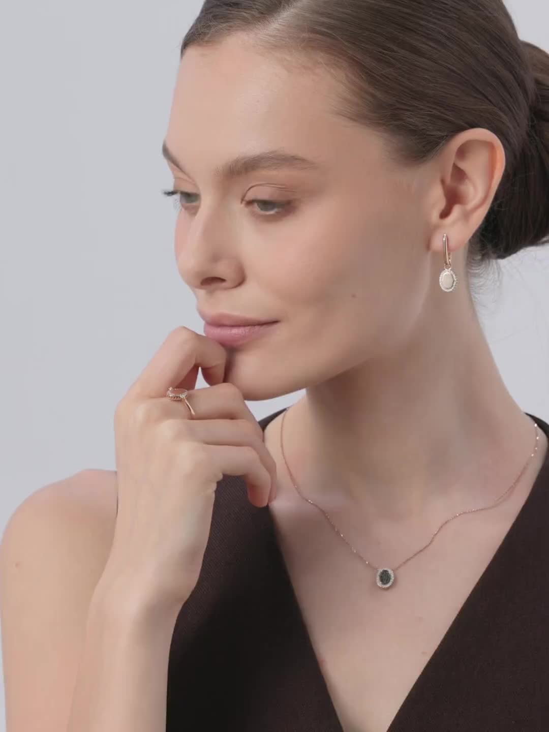 Подвеска с бриллиантами из золота 585 пробы арт. 36664-113