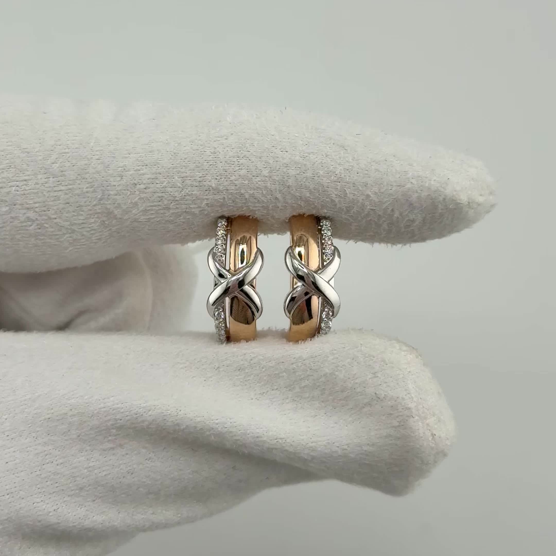 Серьги с бриллиантами из золота 585 пробы арт. 4091-210