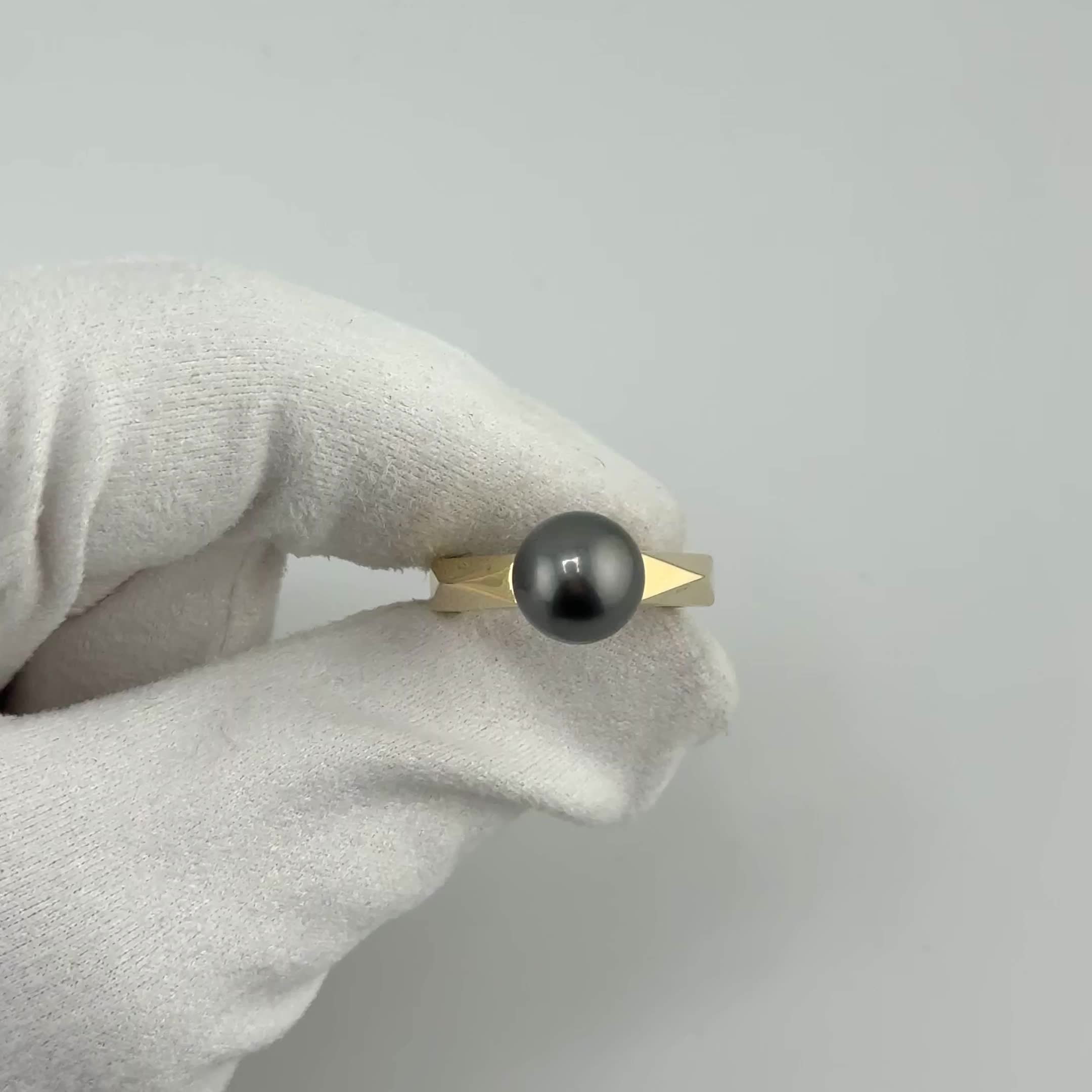 Кольцо с жемчугом из желтого золота 585 пробы арт. 41006YT4D9.5