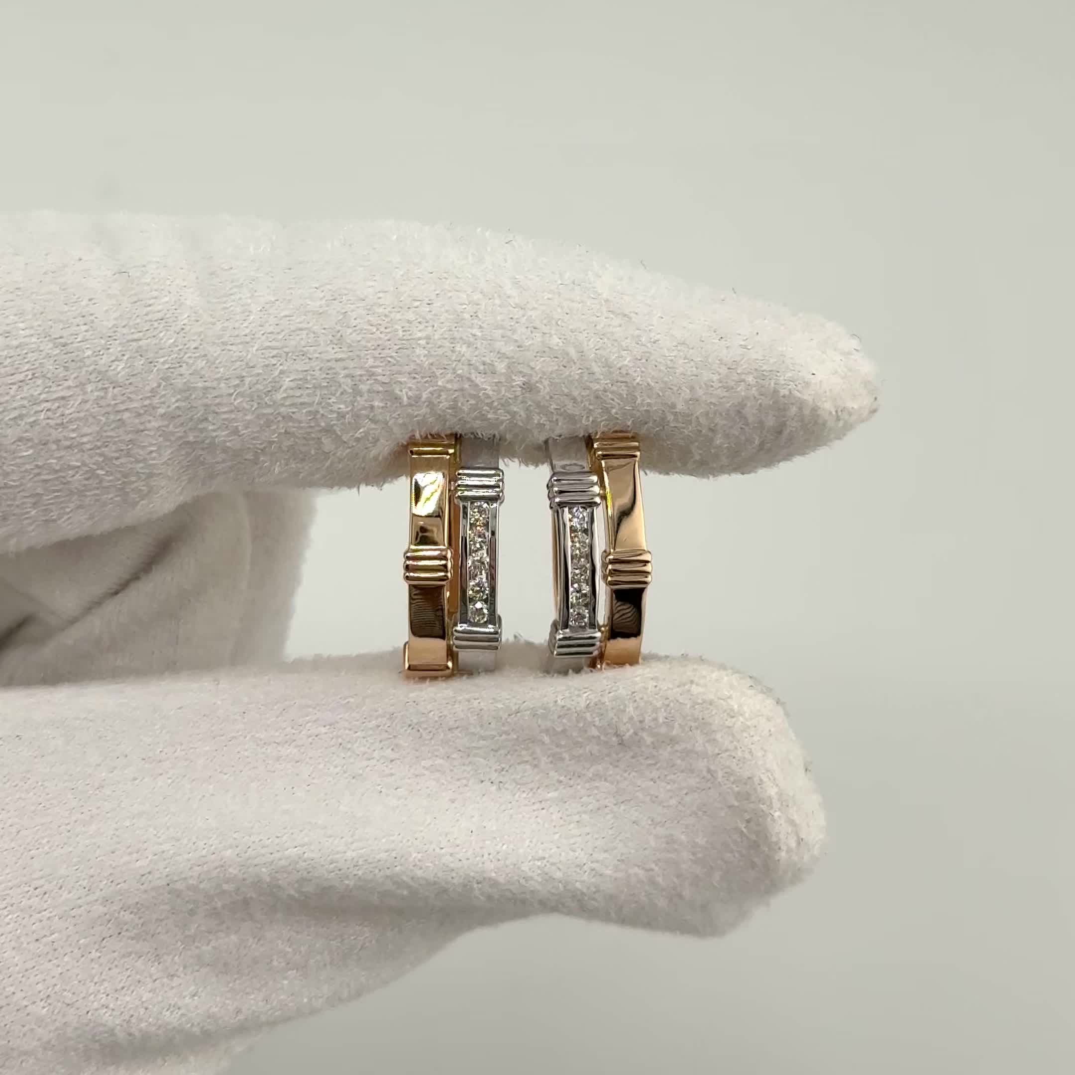 Серьги с бриллиантами из золота 585 пробы арт. 4137-210