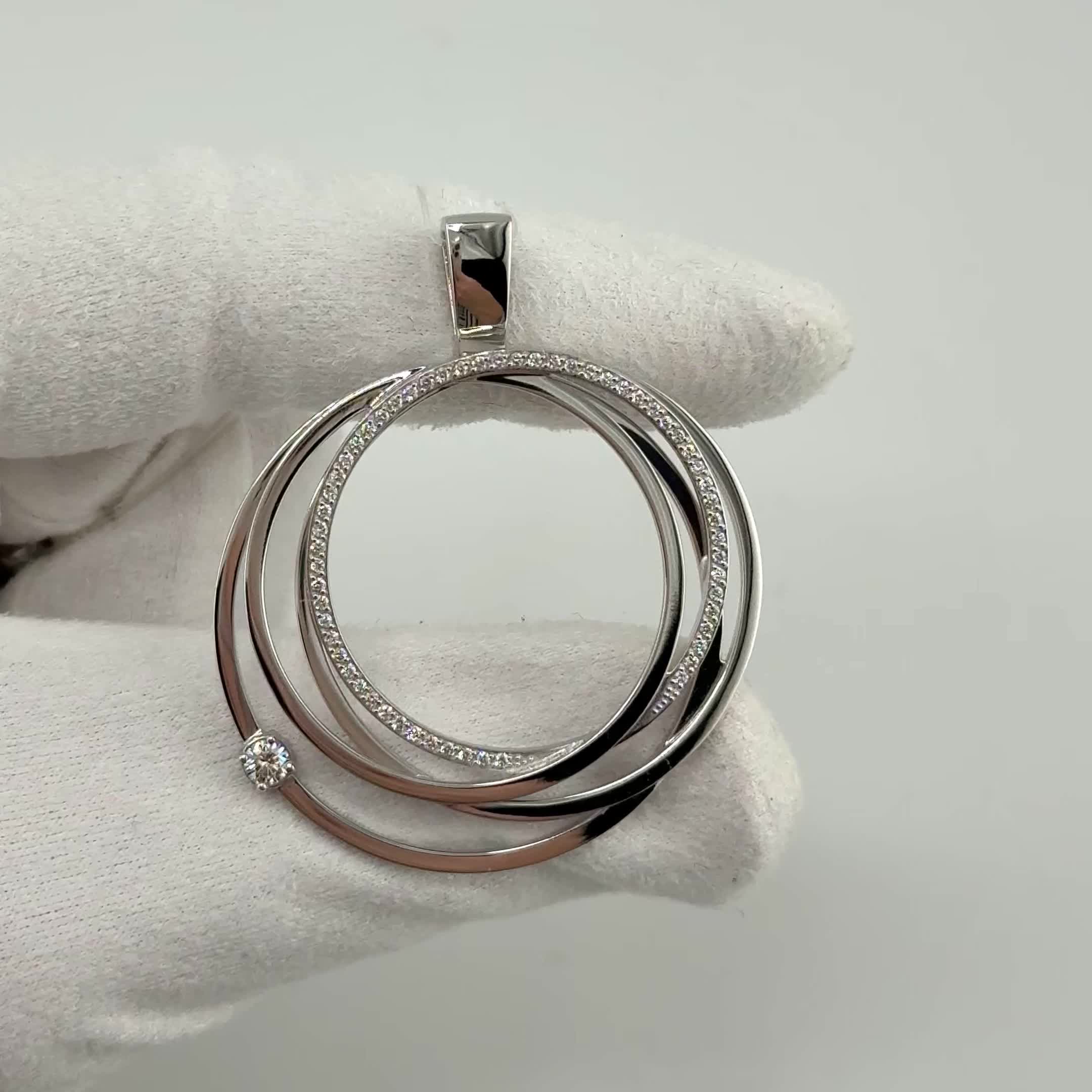 Подвеска с бриллиантами из белого золота 585 пробы арт. 4245-31001