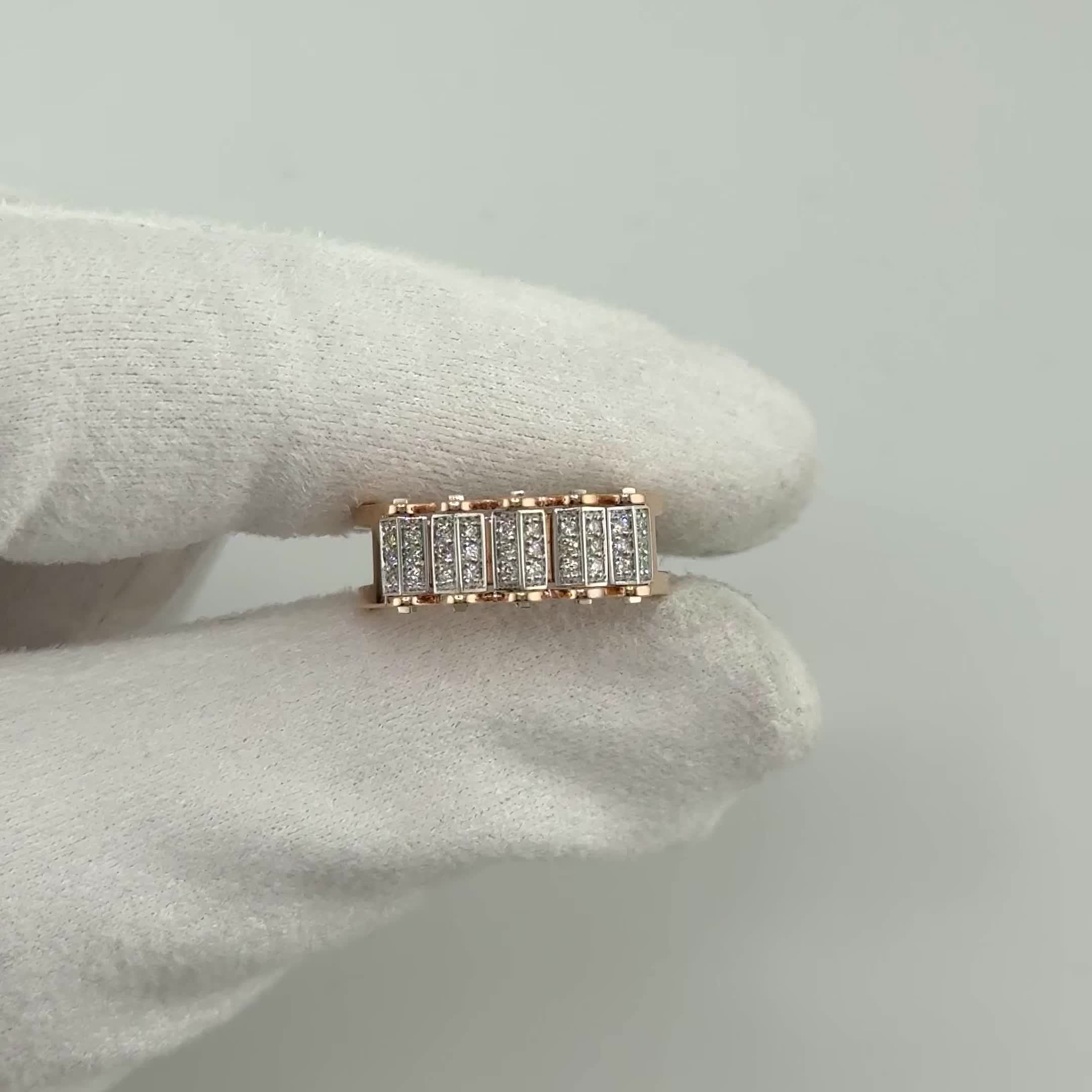 Кольцо с бриллиантами из золота 585 пробы арт. 4261-110