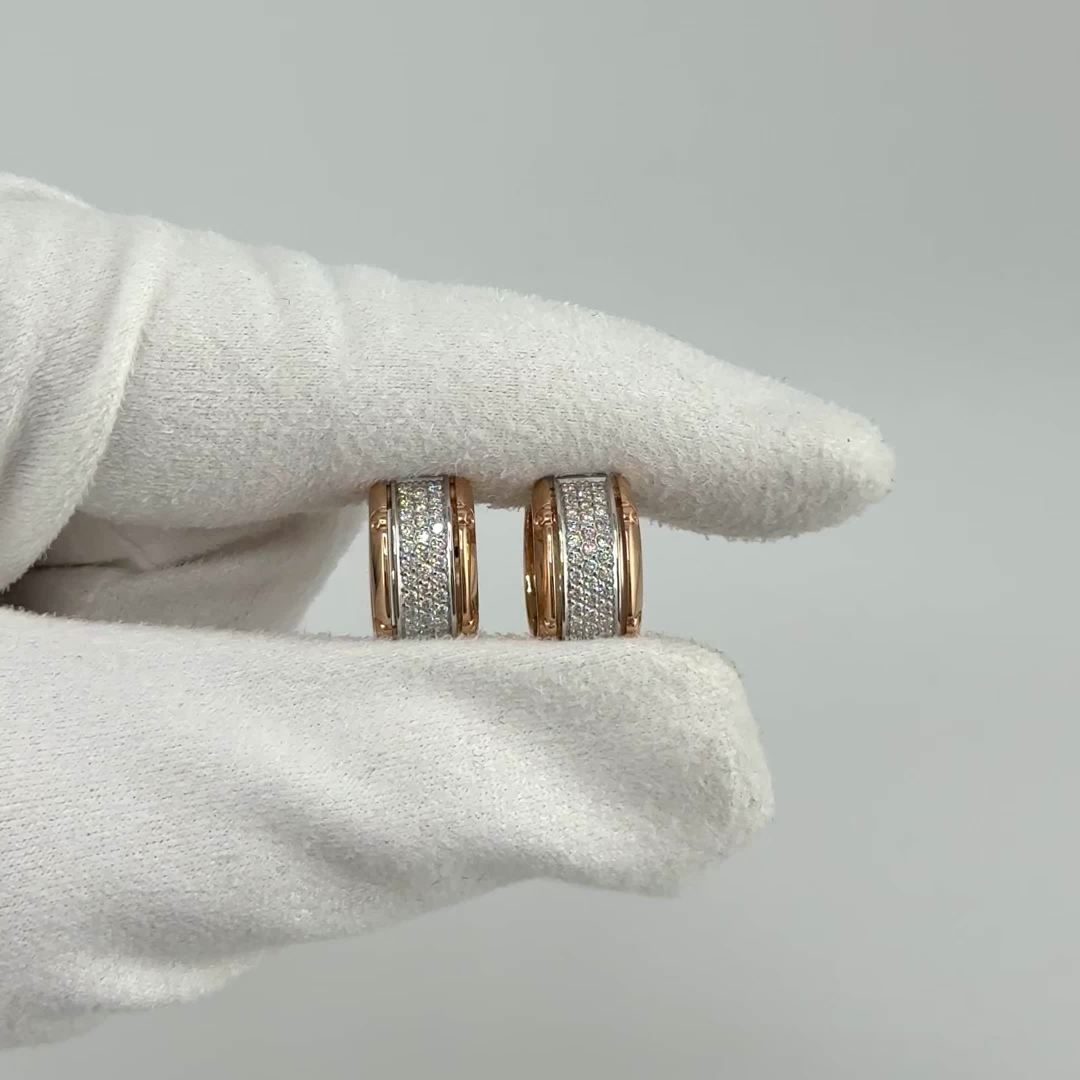 Серьги с бриллиантами из золота 585 пробы арт. 4279-210