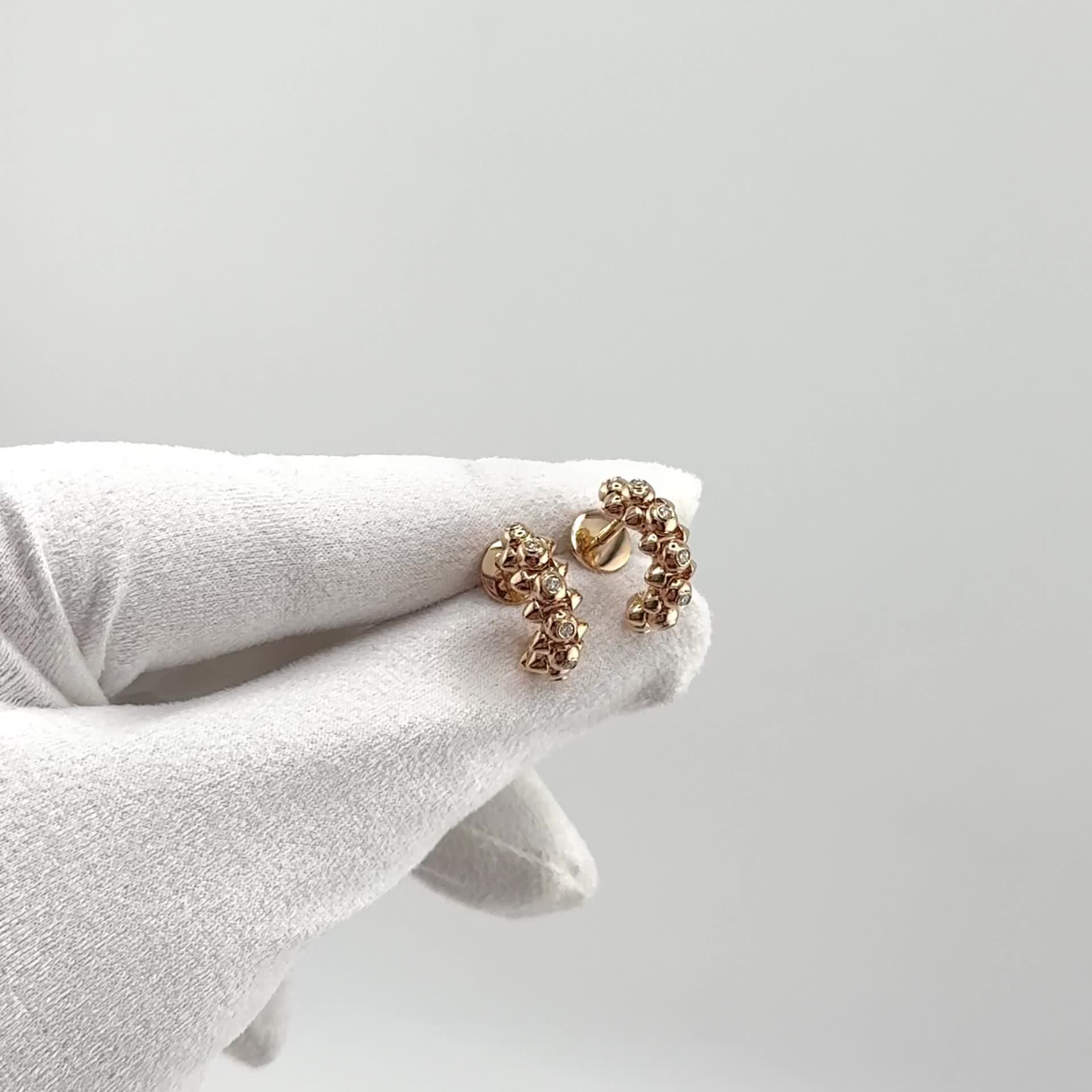 Серьги с бриллиантами из золота 585 пробы арт. 4359-210