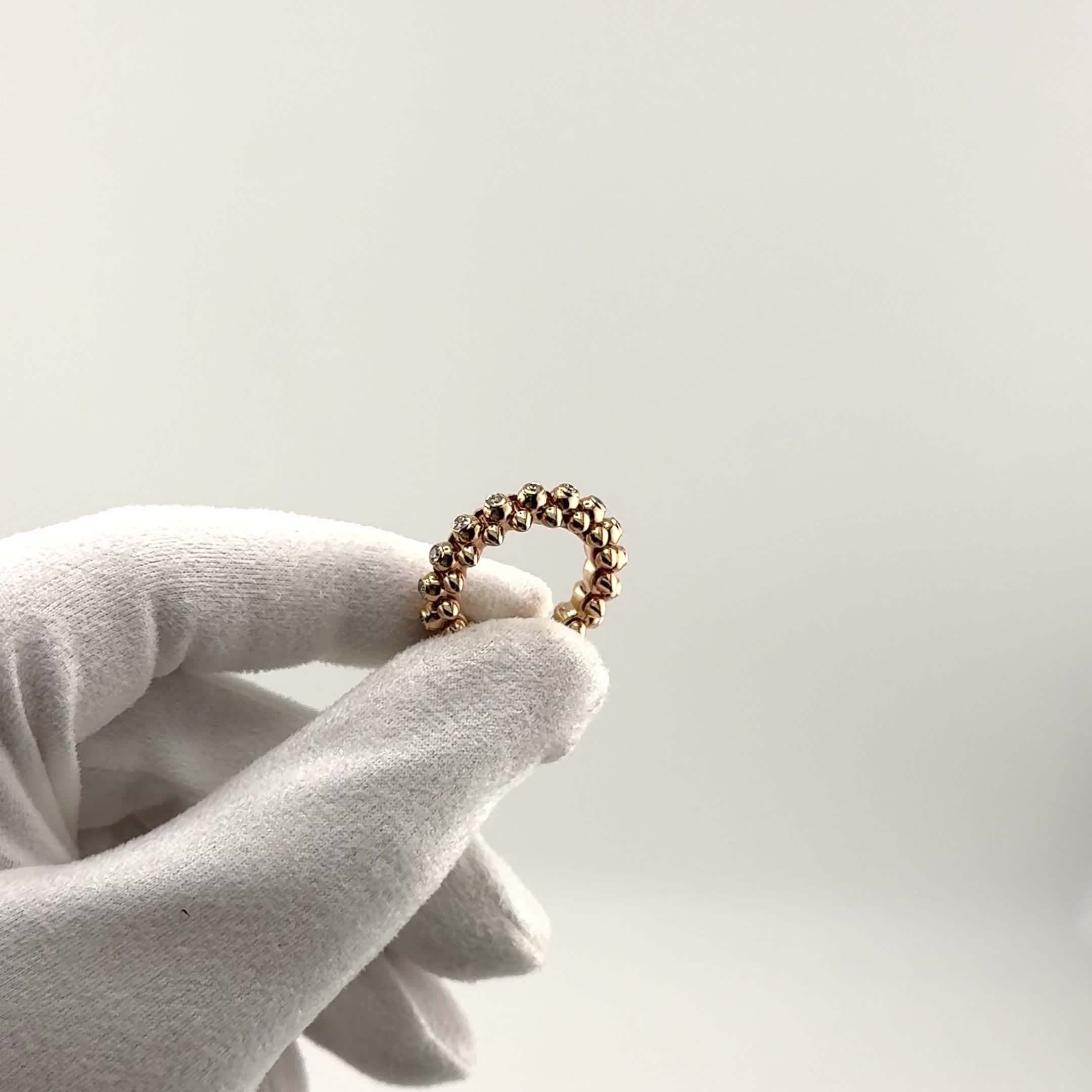 Кольцо с бриллиантами из золота 585 пробы арт. 4379-110