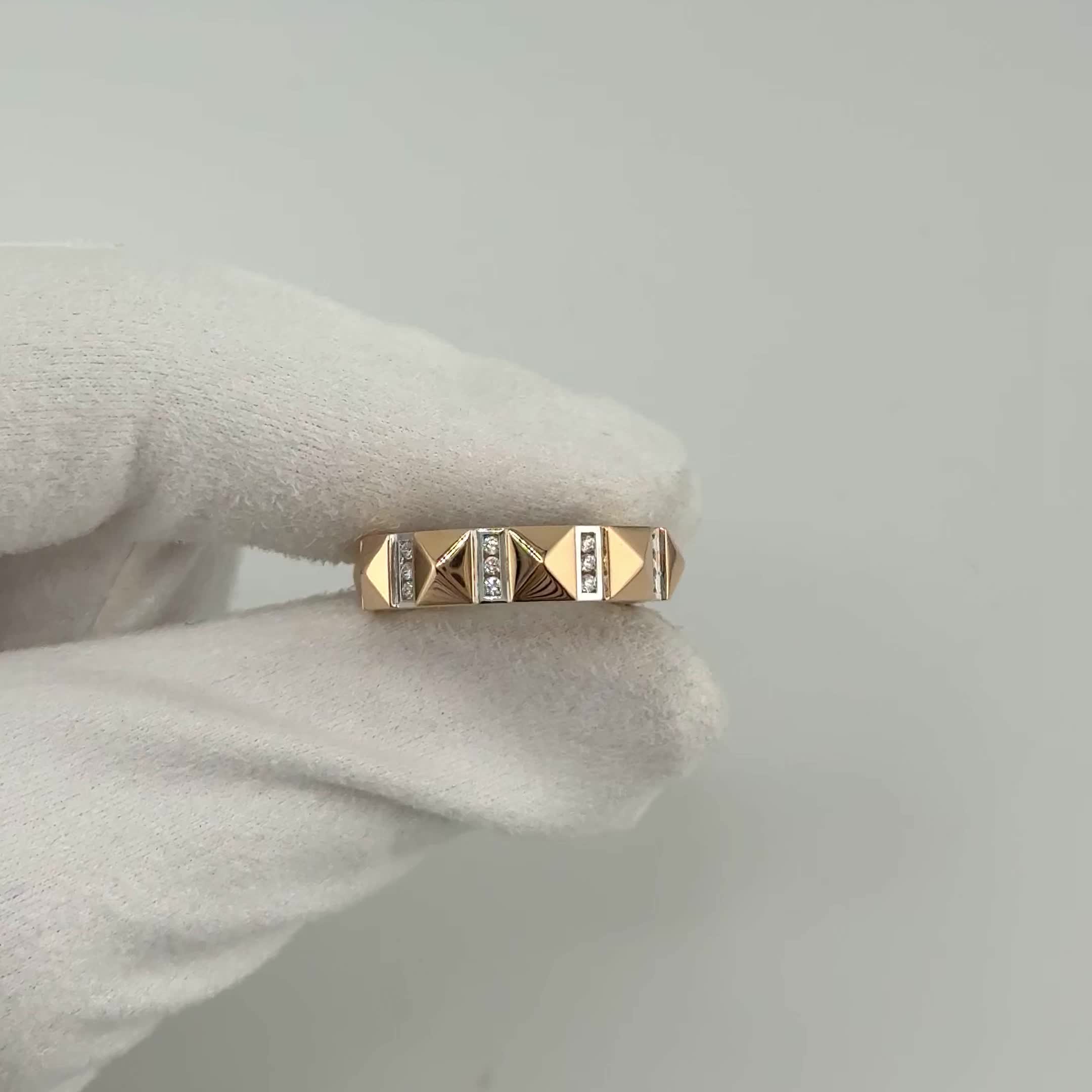 Кольцо с бриллиантами из золота 585 пробы арт. 4463-110