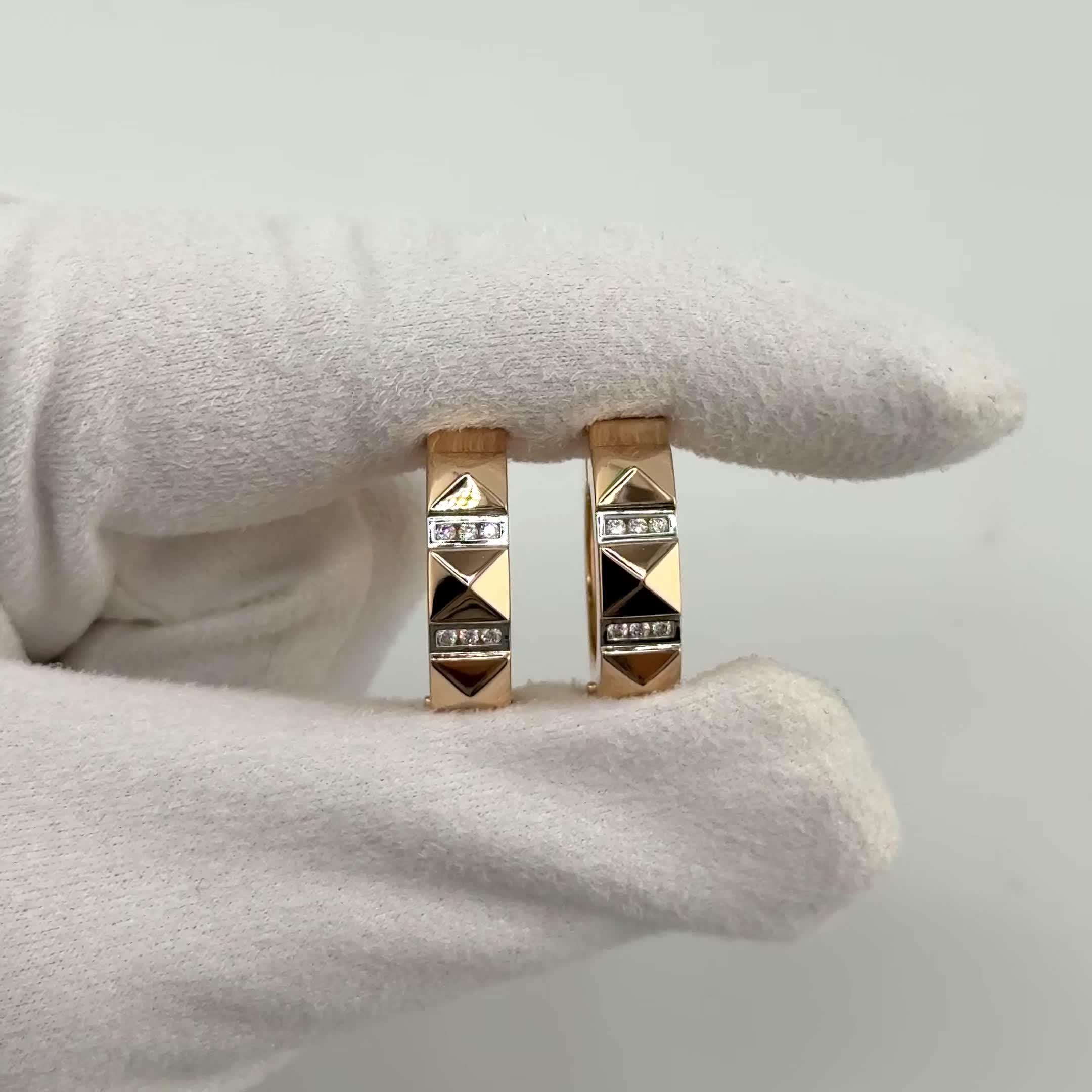 Серьги с бриллиантами из золота 585 пробы арт. 4463-210