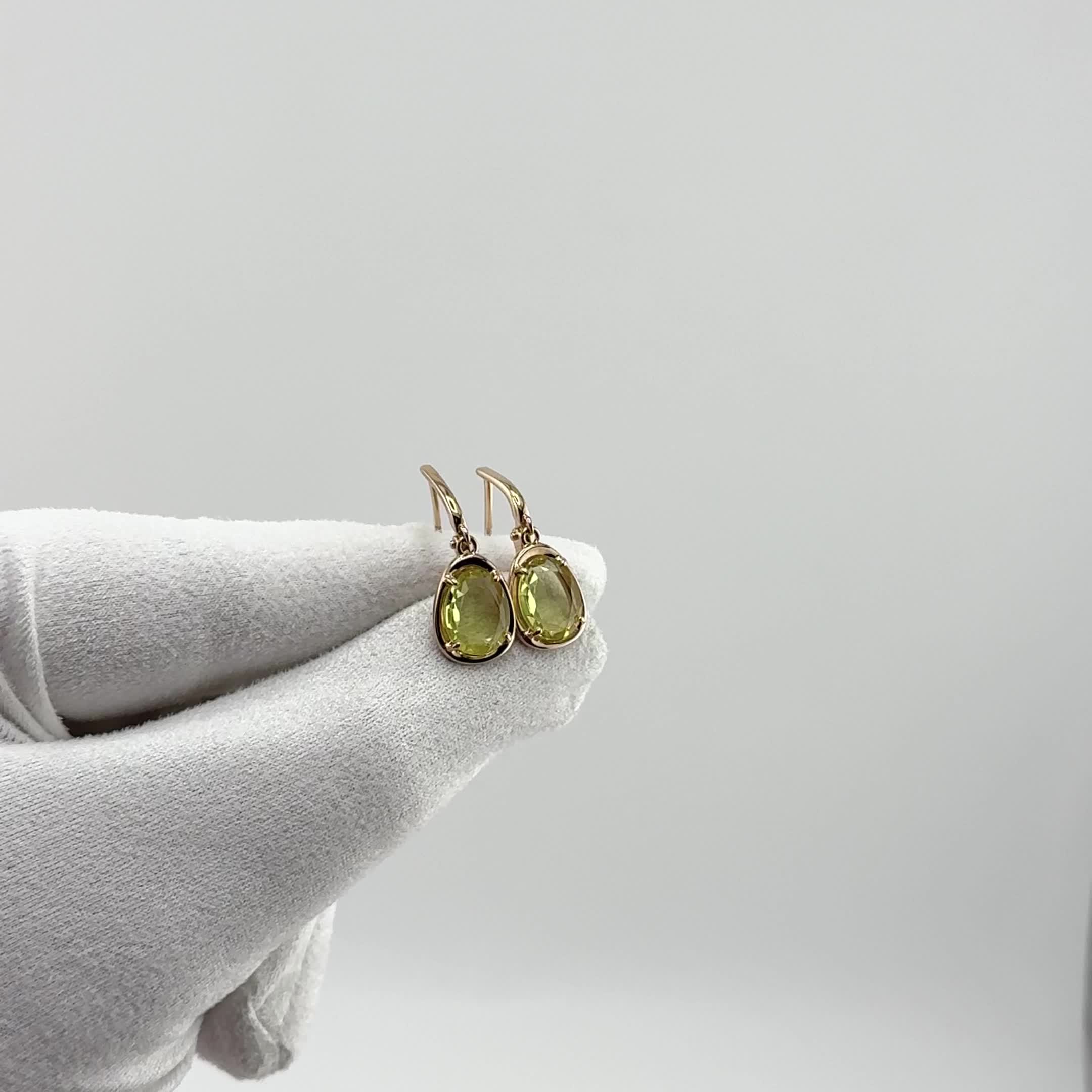 Серьги с кварцем из золота 585 пробы арт. 45022611.1